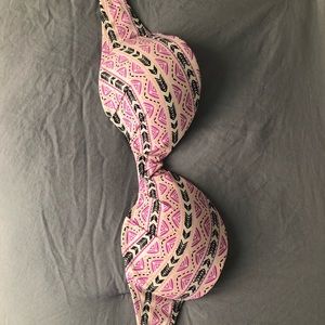 Strapless bikini top